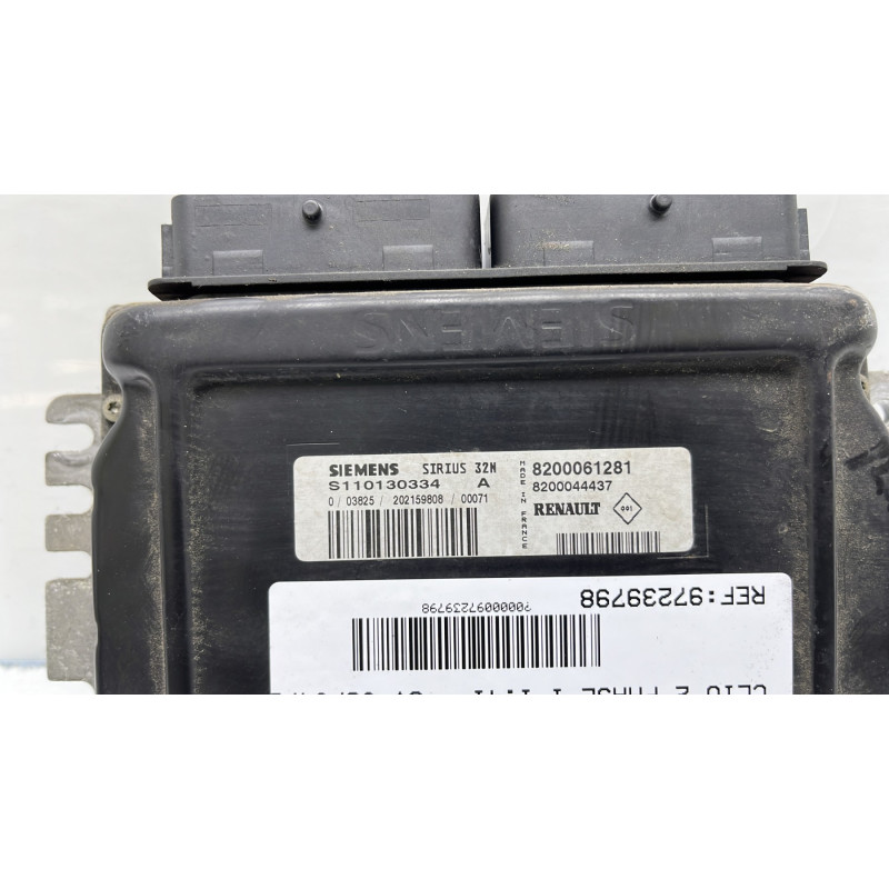 Calculateur moteur RENAULT CLIO 2 Photo n°2
