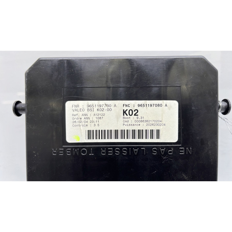 Boitier BSI PEUGEOT 307 Photo n°4