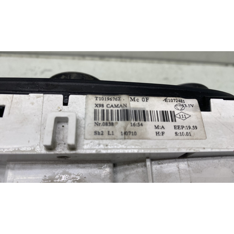 Commande chauffage RENAULT CLIO 4 Photo n°3
