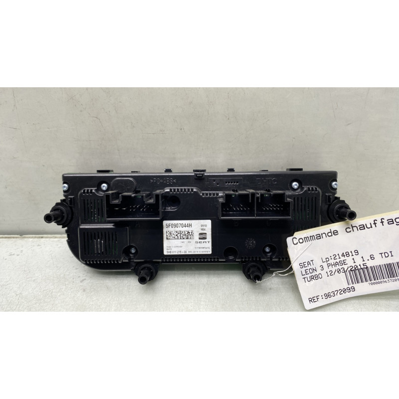 Commande chauffage SEAT LEON 3 Photo n°2