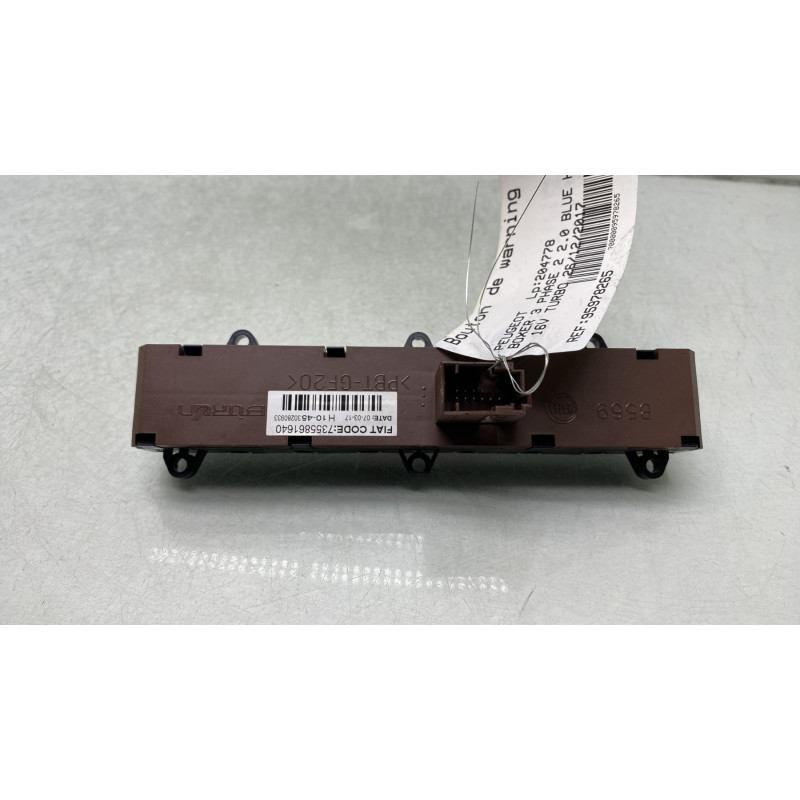 Bouton de warning PEUGEOT BOXER 3 Photo n°2