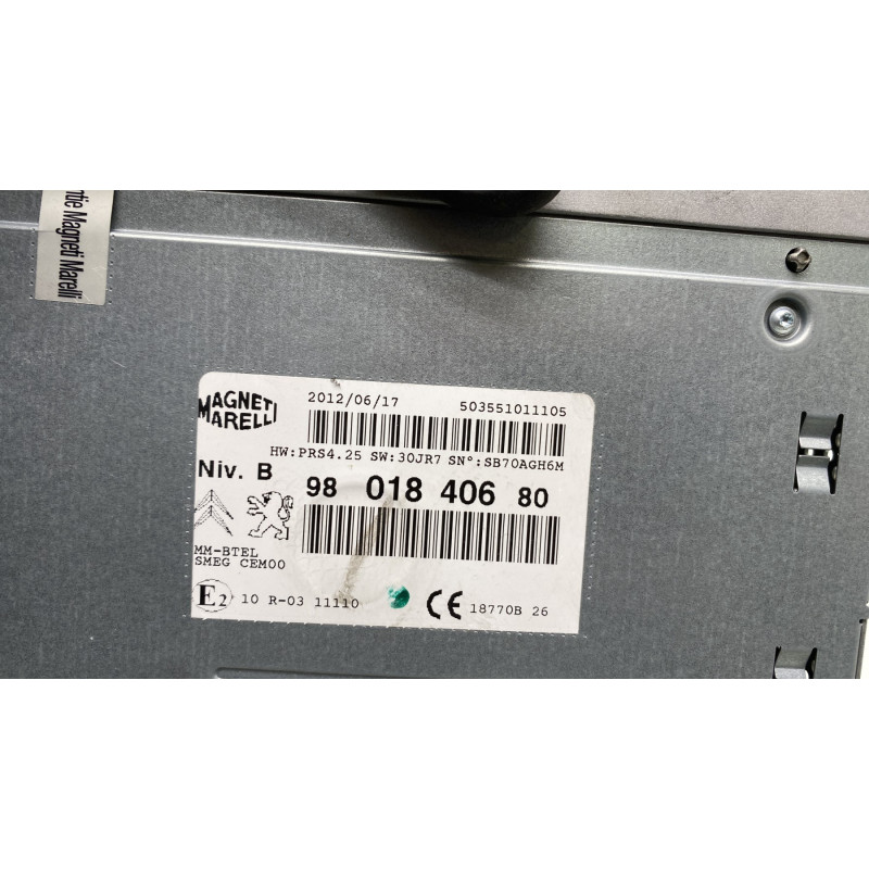 Autoradio d'origine PEUGEOT 208 1 Photo n°4
