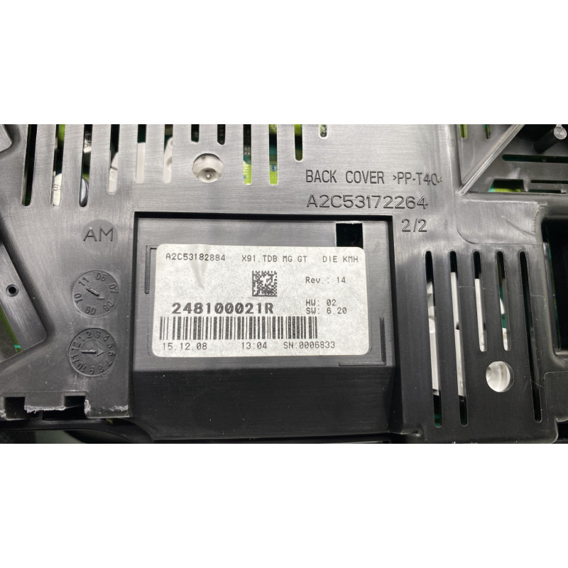 Compteur RENAULT LAGUNA 3 Photo n°4