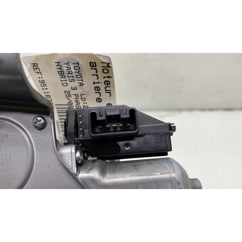 Moteur essuie glace arriere TOYOTA YARIS 3 Photo n°3