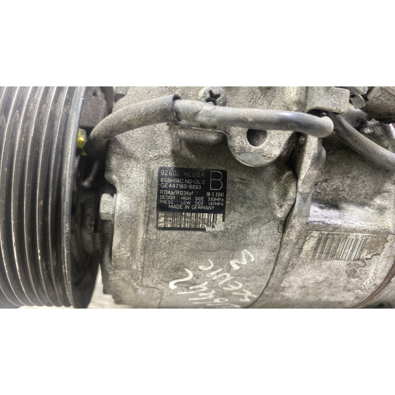 Compresseur clim RENAULT SCENIC 3 Photo n°4