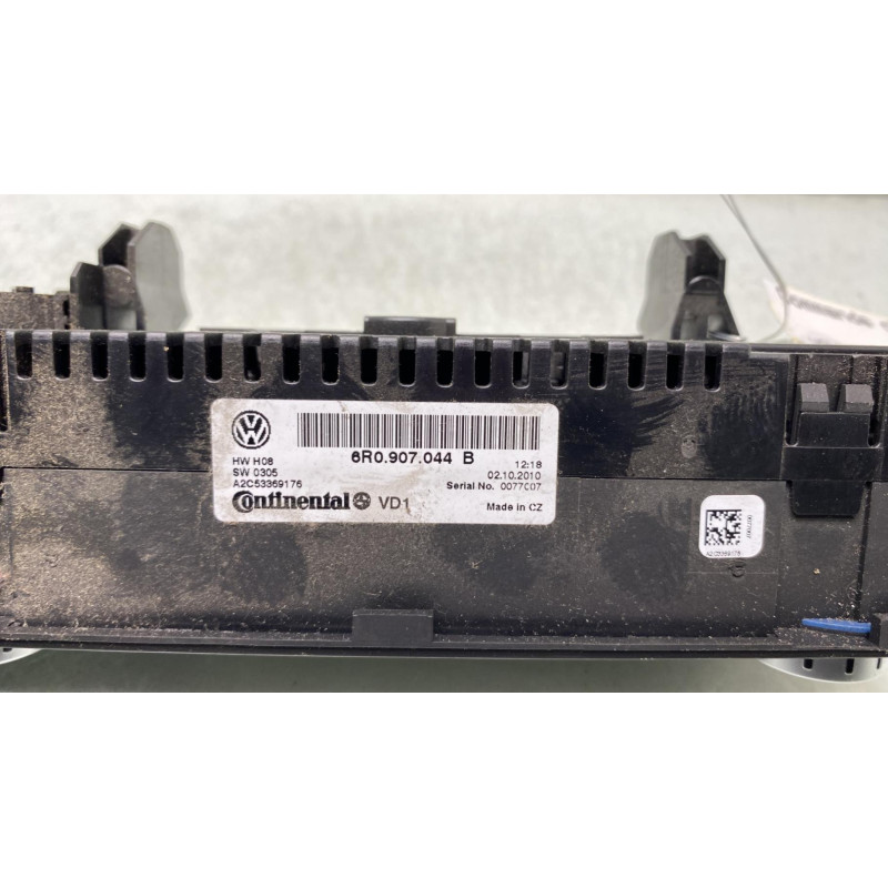 Commande chauffage VOLKSWAGEN POLO 5 Photo n°3