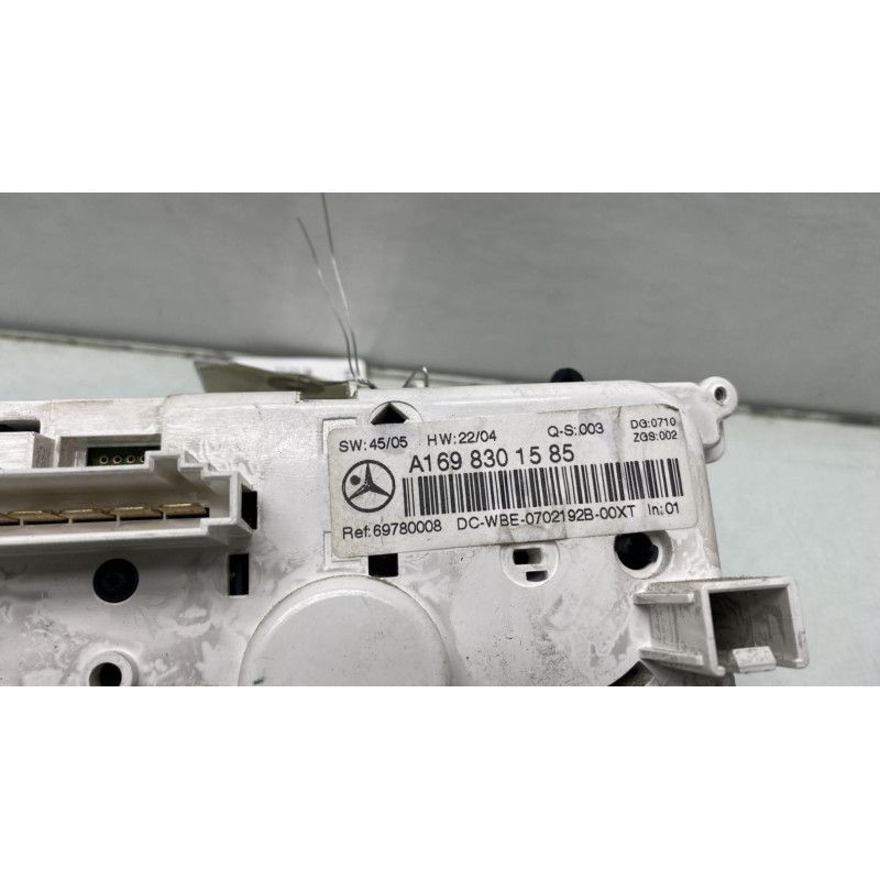 Commande chauffage MERCEDES CLASSE B 245 Photo n°4