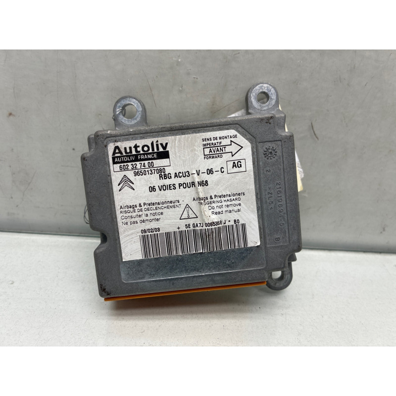 Boitier air bag CITROEN XSARA PICASSO Photo n°3