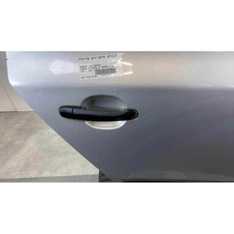 Porte arriere droit SKODA FABIA 2 Photo n°5