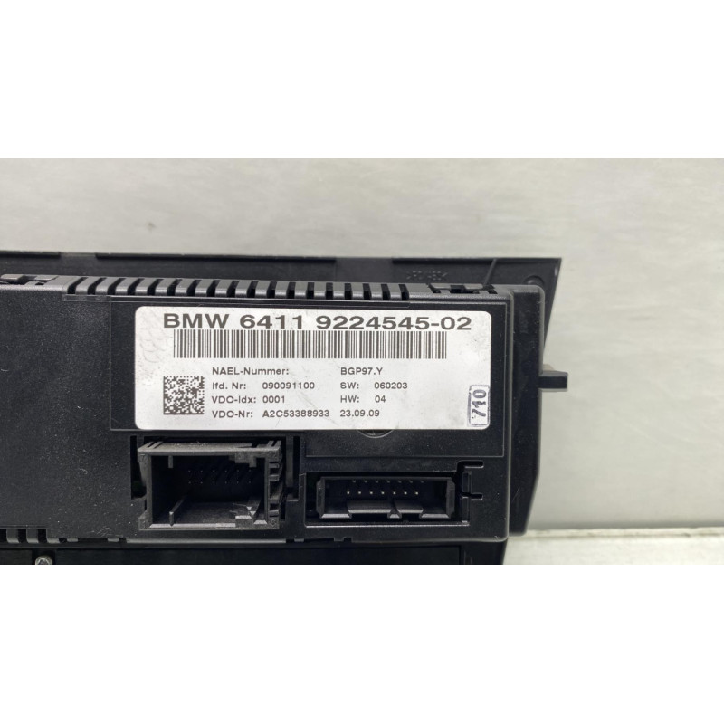 Commande chauffage BMW SERIE 3 E91 Photo n°1