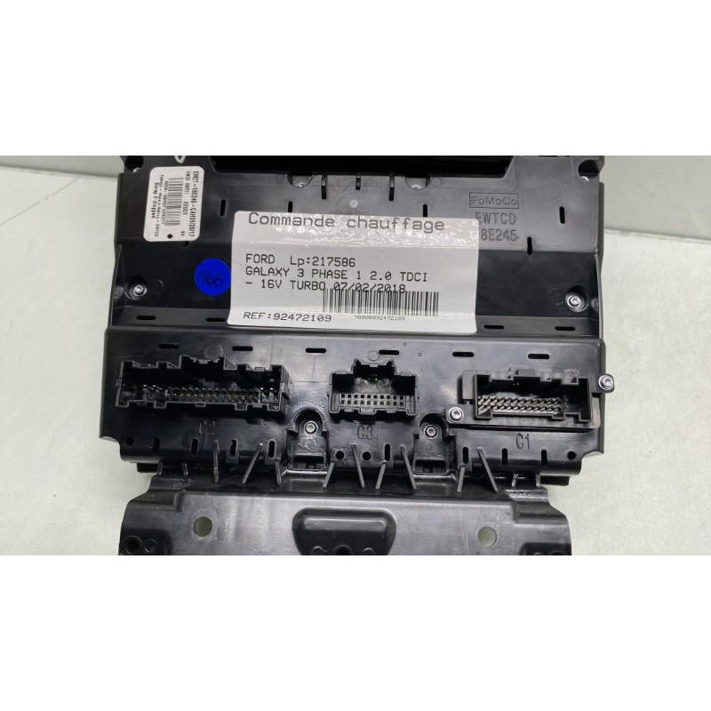 Commande chauffage FORD GALAXY 3 Photo n°2
