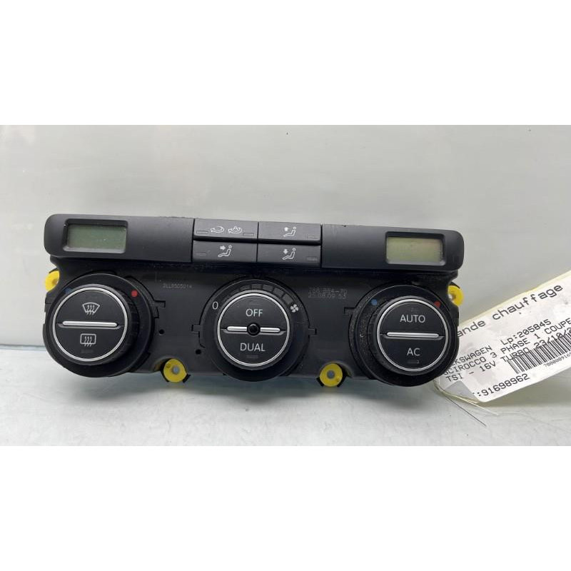 Commande chauffage VOLKSWAGEN SCIROCCO 3 Photo n°2