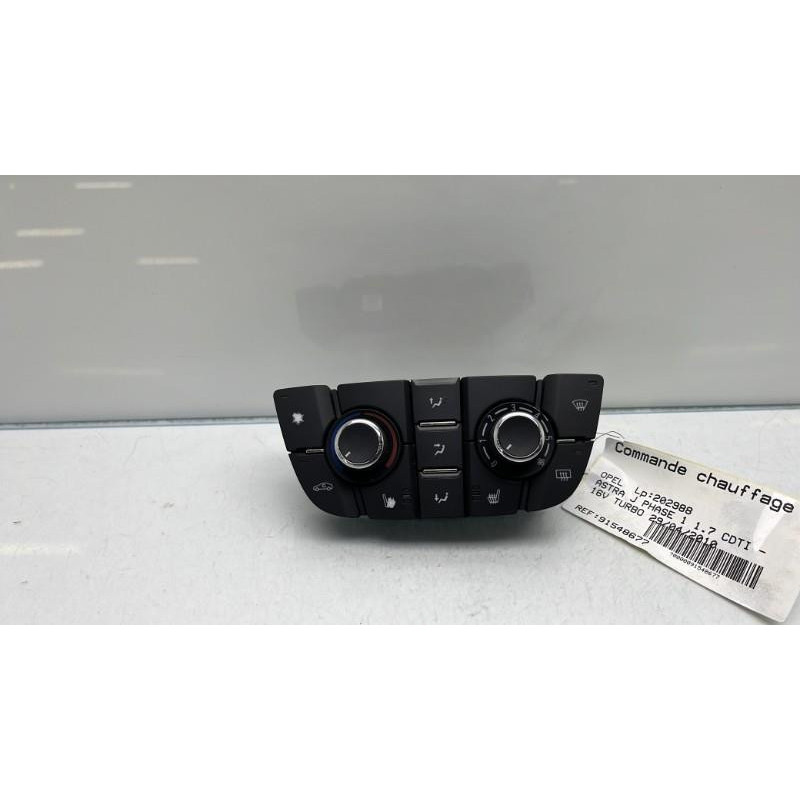 Commande chauffage OPEL ASTRA J Photo n°3