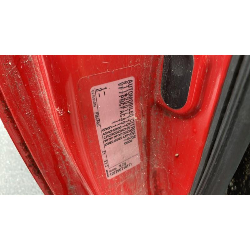 Pare choc arriere CITROEN C1 1 Photo n°14