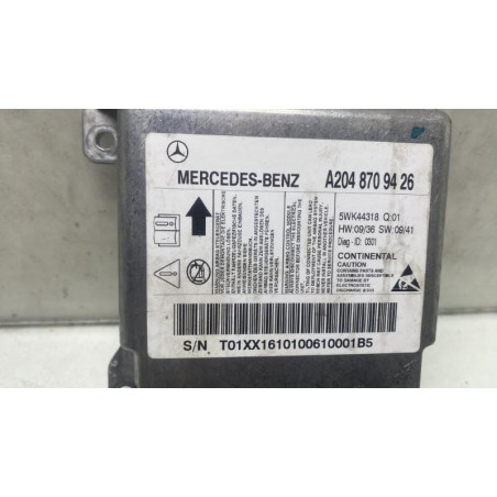 Boitier air bag MERCEDES CLASSE C 204