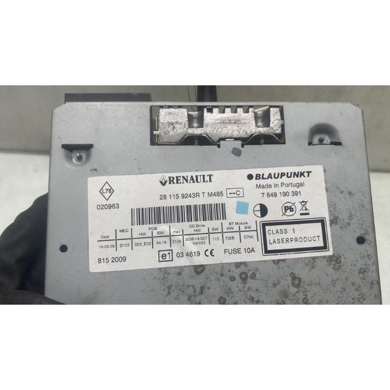 Autoradio d'origine RENAULT MEGANE 3 Photo n°6