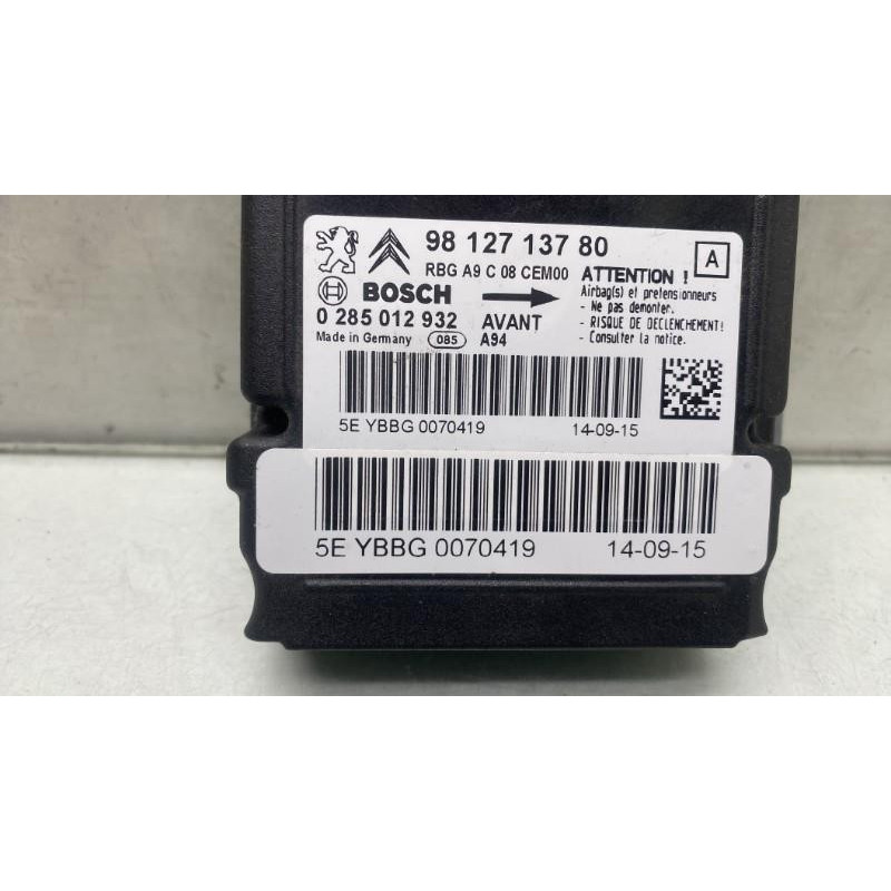 Boitier air bag PEUGEOT 2008 1 Photo n°4