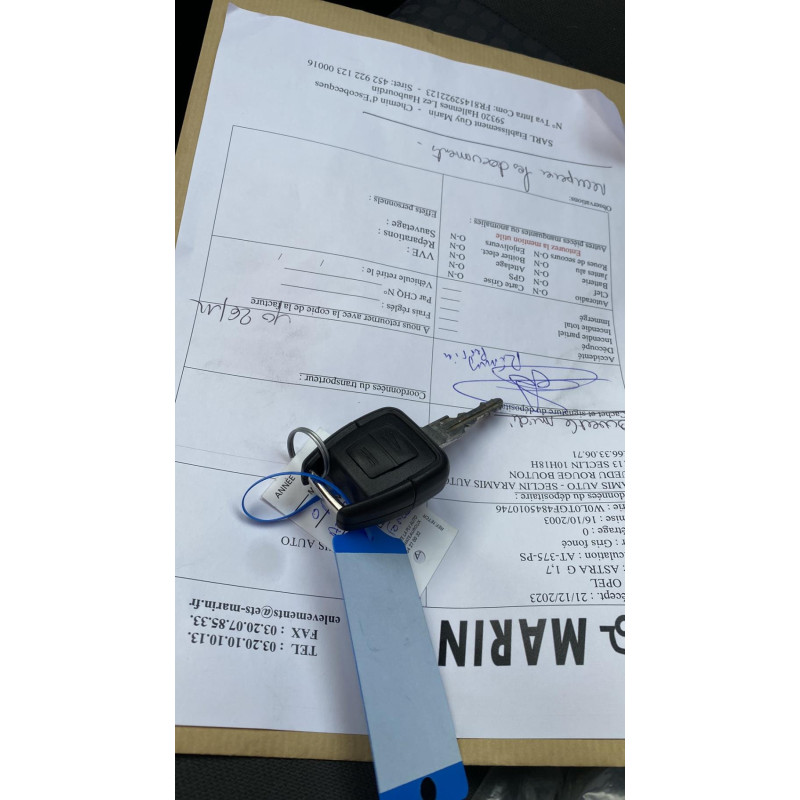 Anti brouillard gauche (feux) OPEL ASTRA G Photo n°16