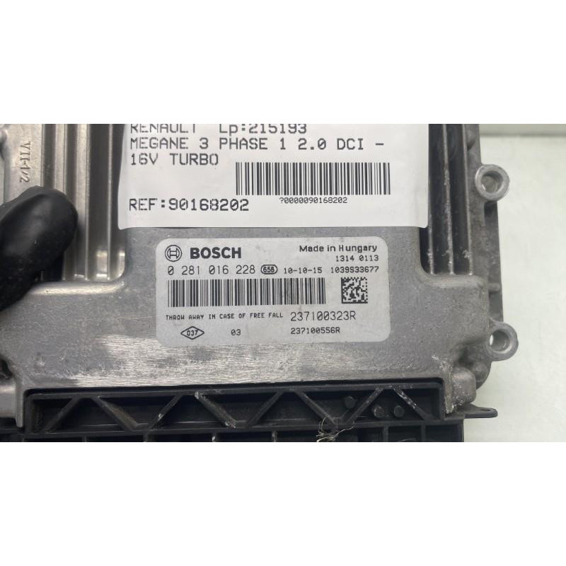 Calculateur moteur RENAULT MEGANE 3 Photo n°3
