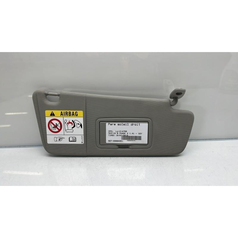 Pare soleil droit OPEL MERIVA B Photo n°5