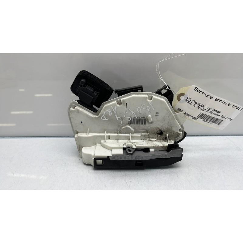 Serrure arriere droit VOLKSWAGEN POLO 5 Photo n°9