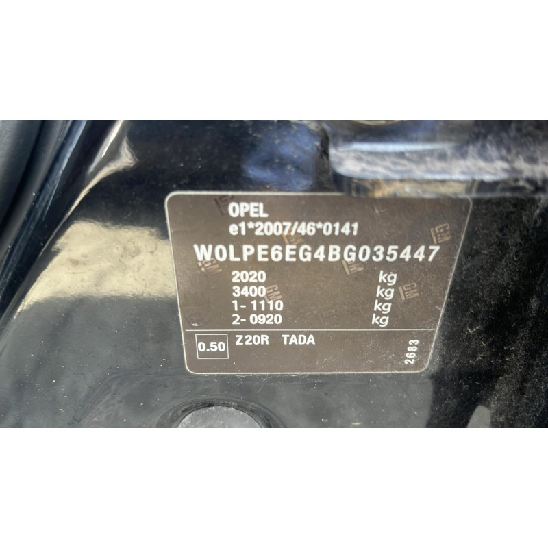 Porte avant droit OPEL ASTRA J Photo n°9