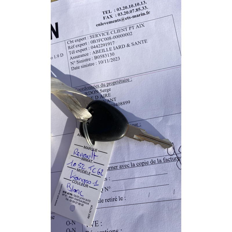 Serrure avant droit RENAULT KANGOO 1 Photo n°17