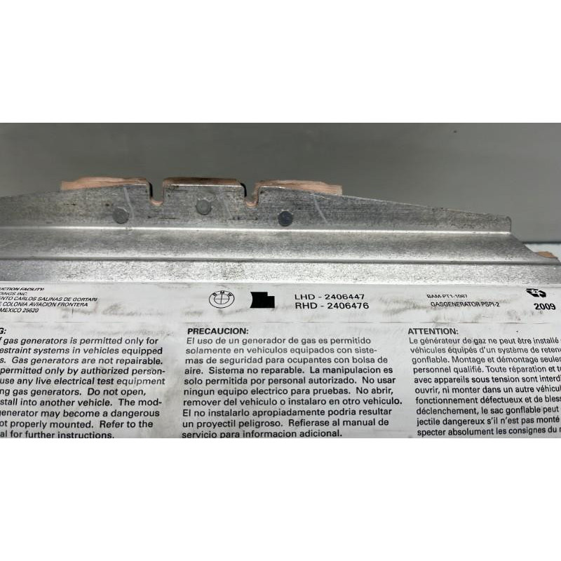 Air bag passager BMW X5 E70 Photo n°4