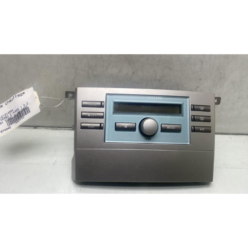Commande chauffage TOYOTA COROLLA VERSO 2 Photo n°4