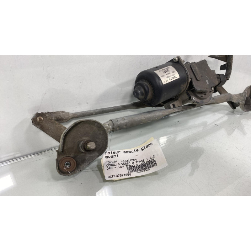 Moteur essuie glace avant TOYOTA COROLLA VERSO 2 Photo n°3