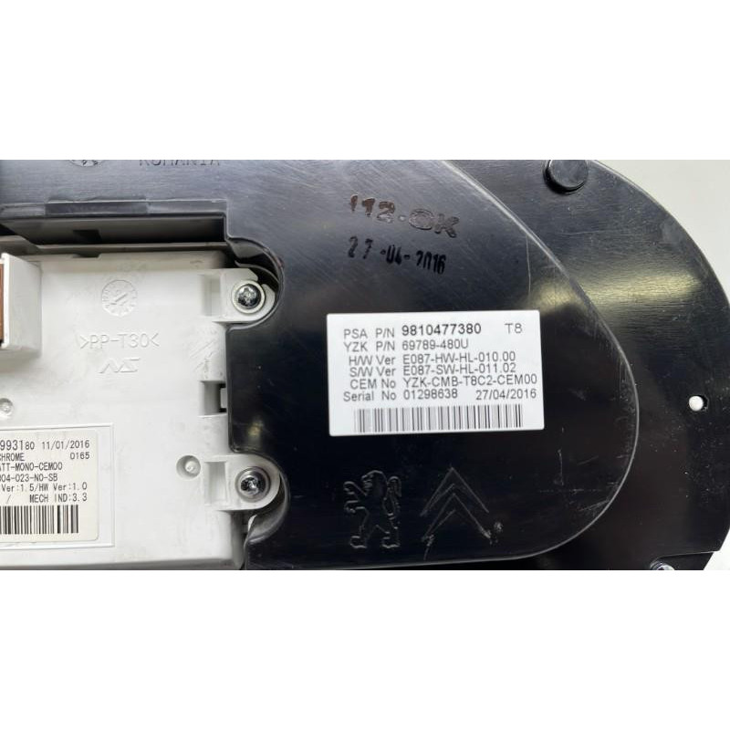 Compteur PEUGEOT 3008 1 Photo n°5