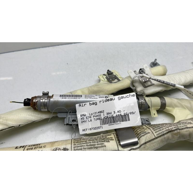 Air bag rideau gauche BMW X5 E70 Photo n°1