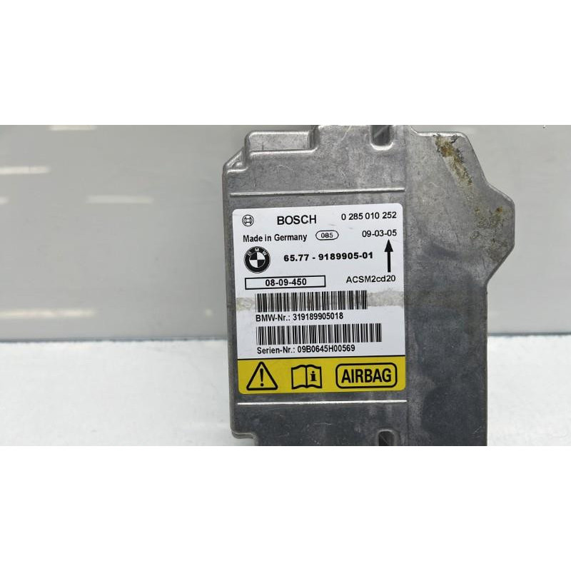 Boitier air bag BMW X5 E70 Photo n°1