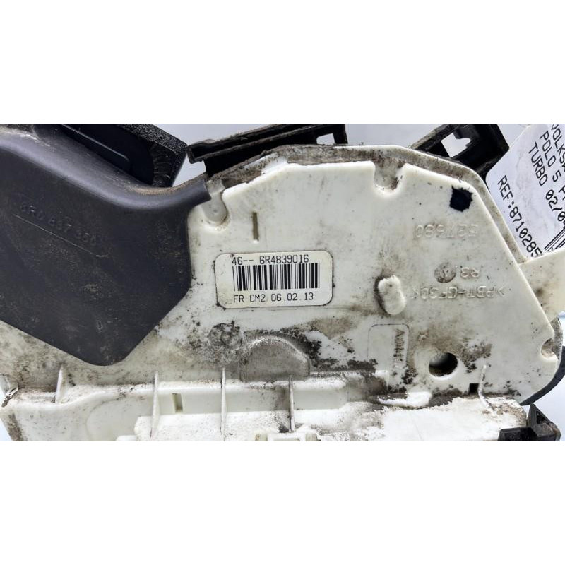 Serrure arriere droit VOLKSWAGEN POLO 5 Photo n°1