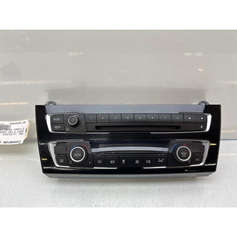 Commande chauffage BMW SERIE 2 F22 Photo n°1