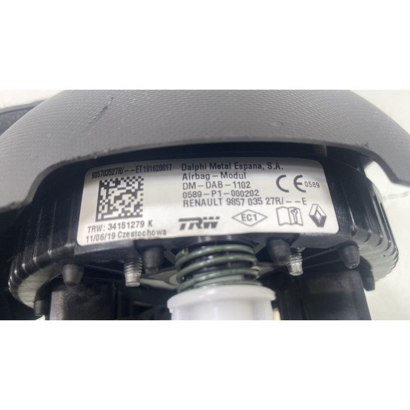 Air bag conducteur RENAULT TWINGO 3 Photo n°4
