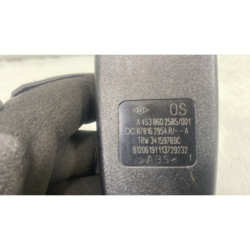 Attache ceinture arriere droit RENAULT TWINGO 3 Photo n°5