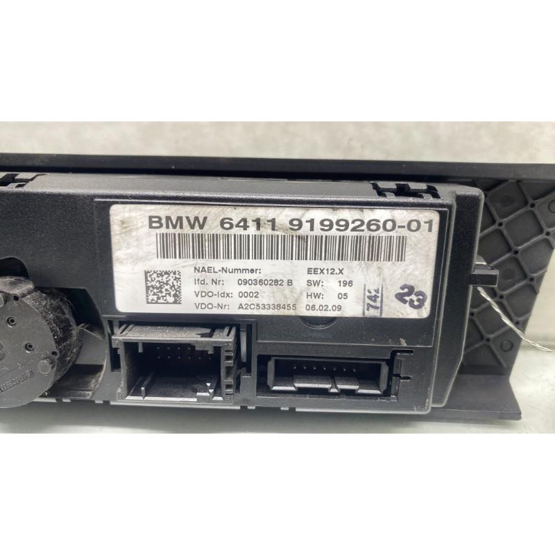 Commande chauffage BMW SERIE 3 E90 Photo n°2