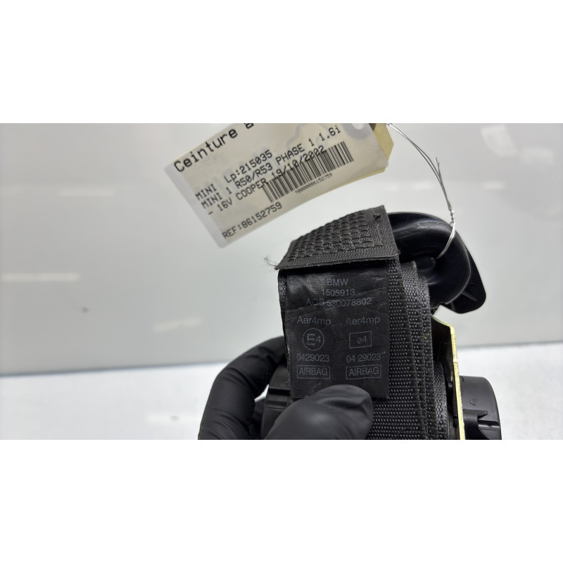 Ceinture avant droit MINI MINI 1 R50/R53 Photo n°4