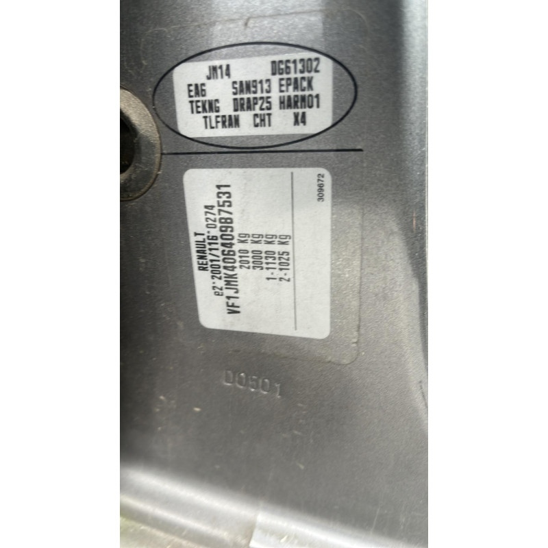 Porte avant droit RENAULT SCENIC 2 Photo n°9