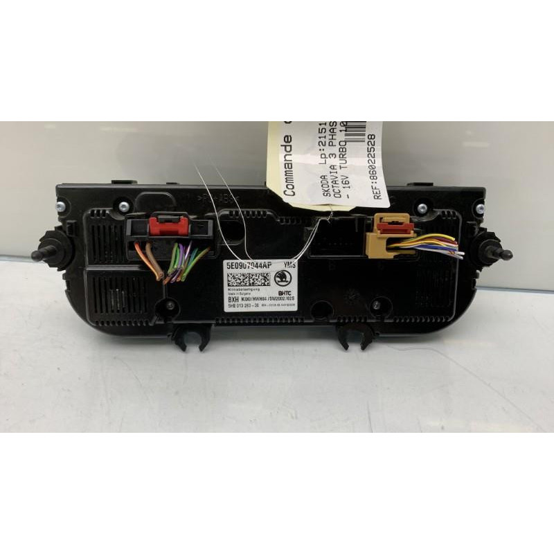 Commande chauffage SKODA OCTAVIA 3 Photo n°9
