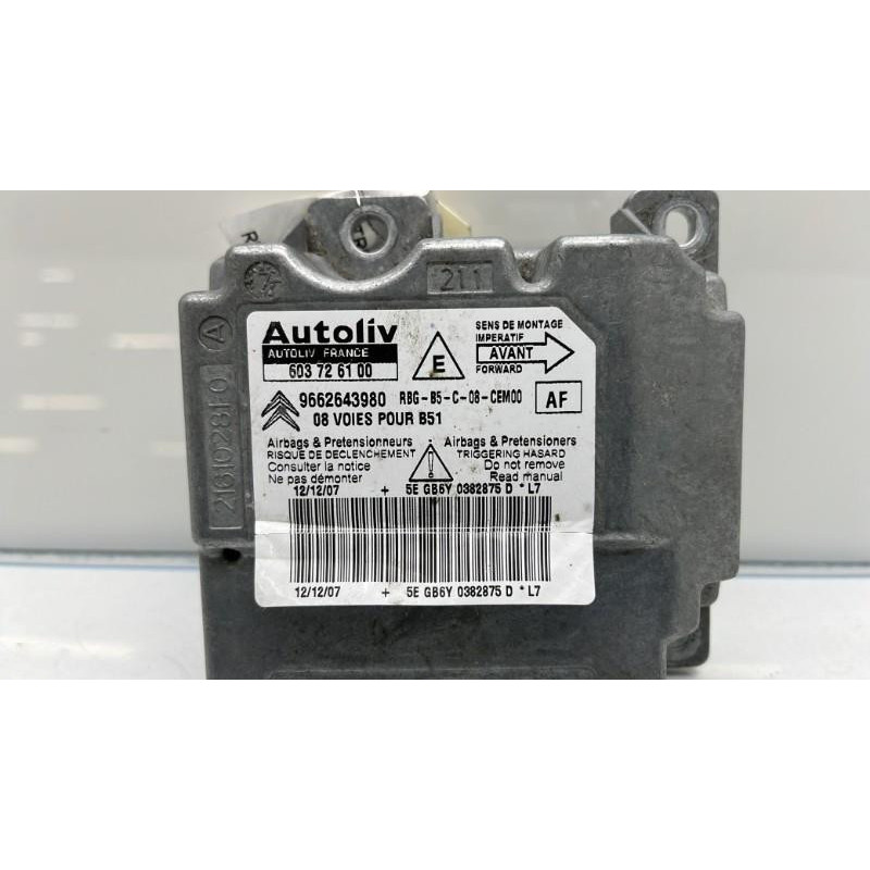 Boitier air bag CITROEN C4 1 Photo n°4