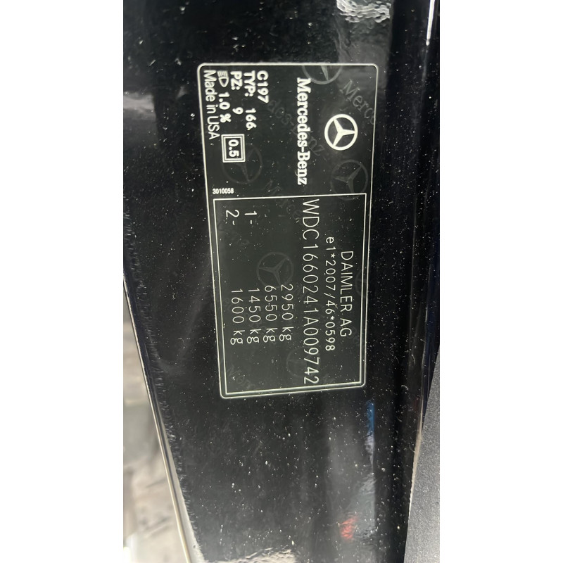 Becquet MERCEDES CLASSE M 166 Photo n°7