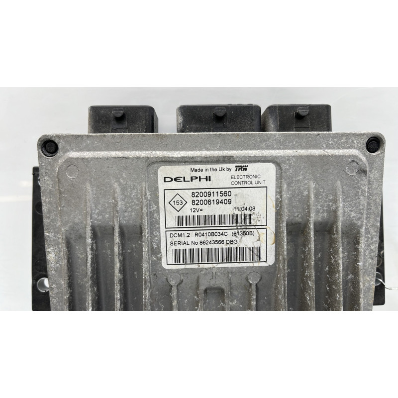Calculateur moteur RENAULT CLIO 3 Photo n°2