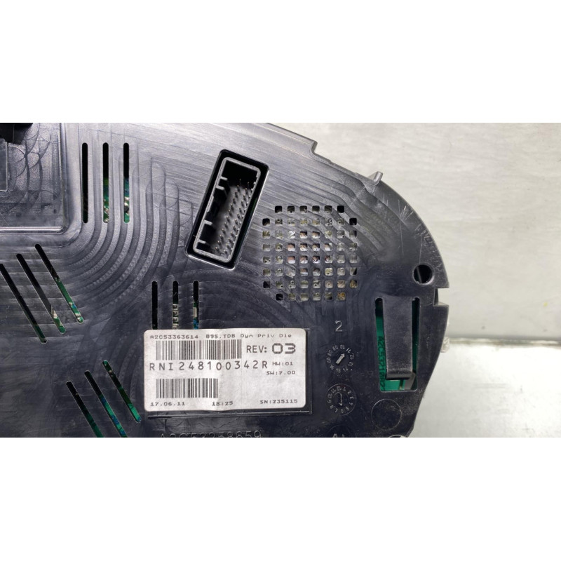 Compteur RENAULT MEGANE 3 Photo n°2
