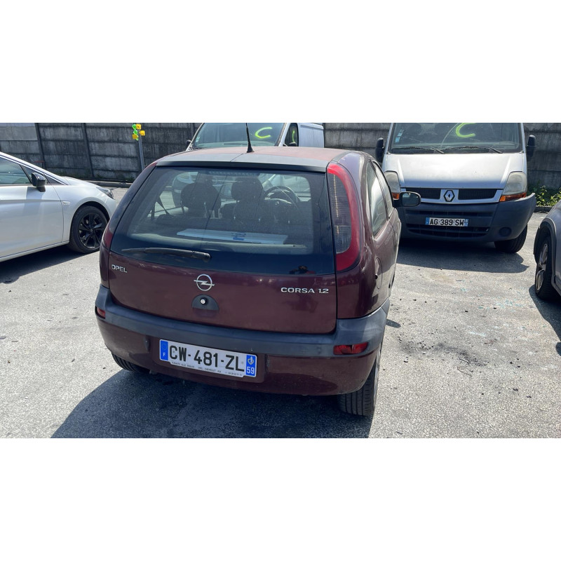 Pare choc arriere OPEL CORSA C Photo n°13
