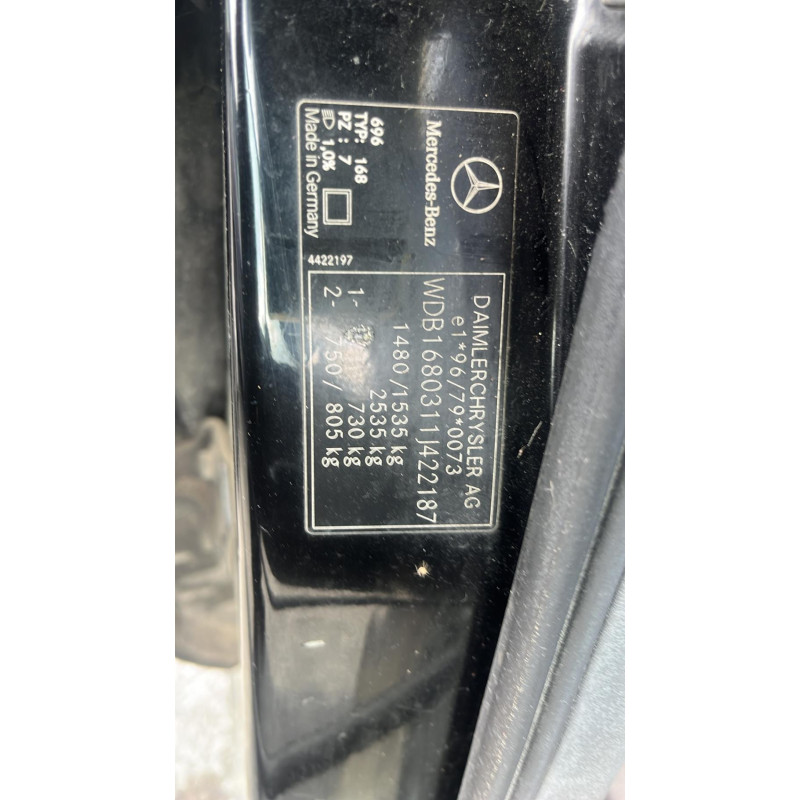 Retroviseur droit MERCEDES CLASSE A 168 Photo n°5