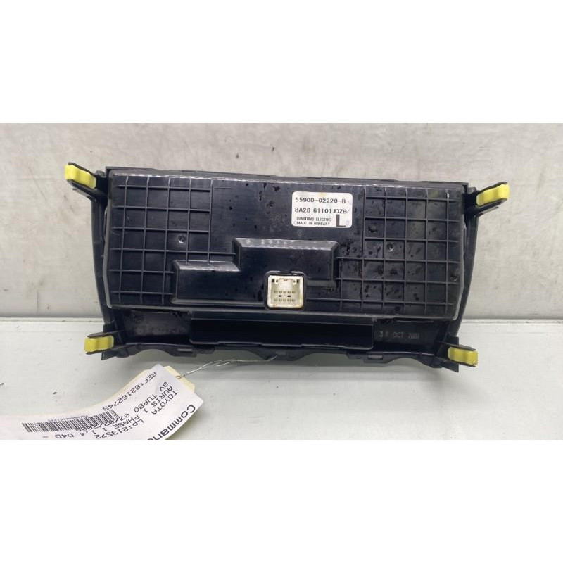Commande chauffage TOYOTA AURIS 1 Photo n°4
