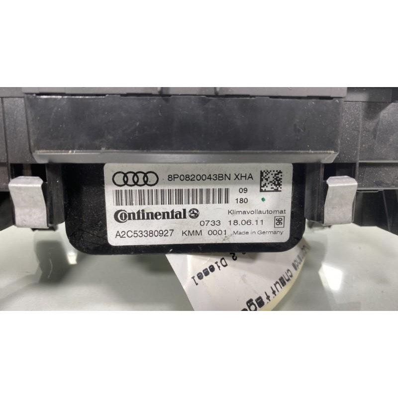 Commande chauffage AUDI A3 2 Photo n°2