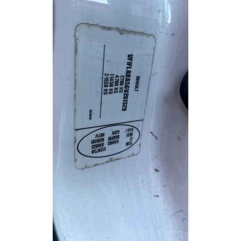 Poignee porte avant droit RENAULT TRAFIC 2 Photo n°6